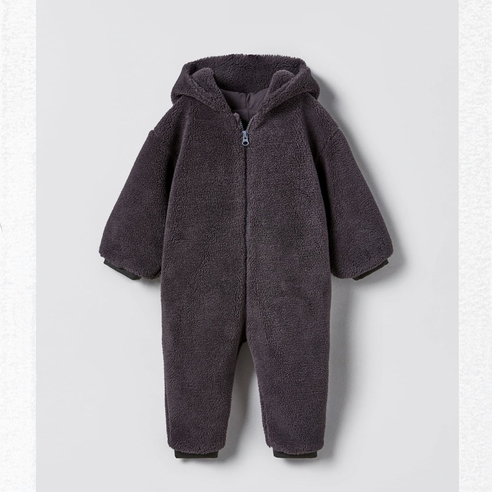 Toddler Fleece Coverall with Ears size 2-3